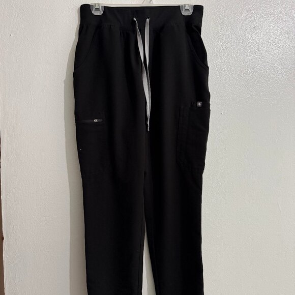 Figs Pants - FIGS High-Waisted Yola Skinny Scrub Pants  MP–Black